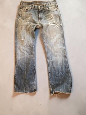 7 For All Mankind Light Blue Bootcut Jeans